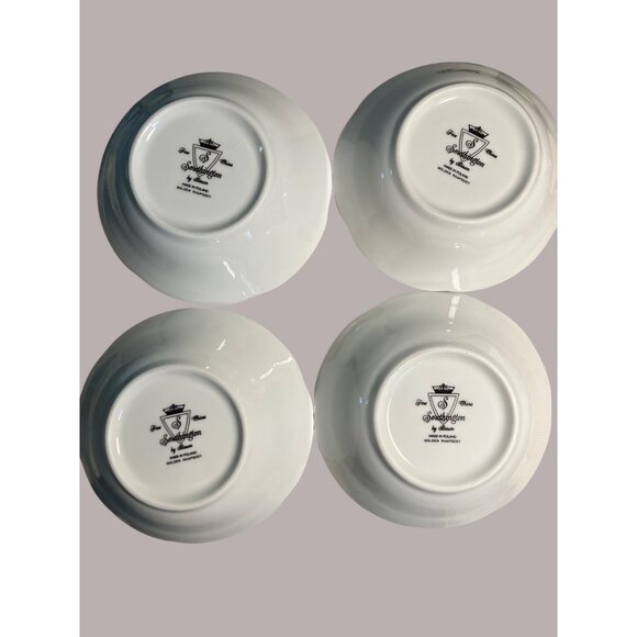 Southington By Baum Golden Rhapsody 5.5-Inch Fine China Bowls Set Of 4 Poland - Picture 5 of 9